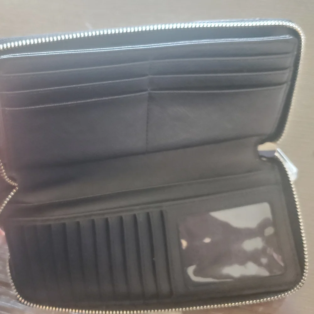 MICHAEL KORS Wallet/Wristlet - Pebbled Black